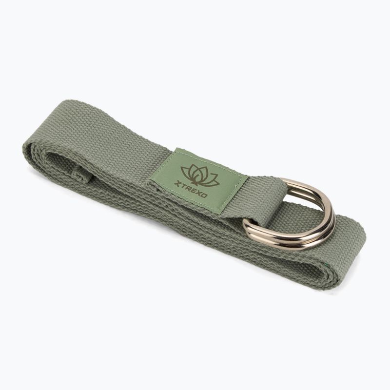 Pasek do jogi XTREXO TXO-B4Z026-GN zielony