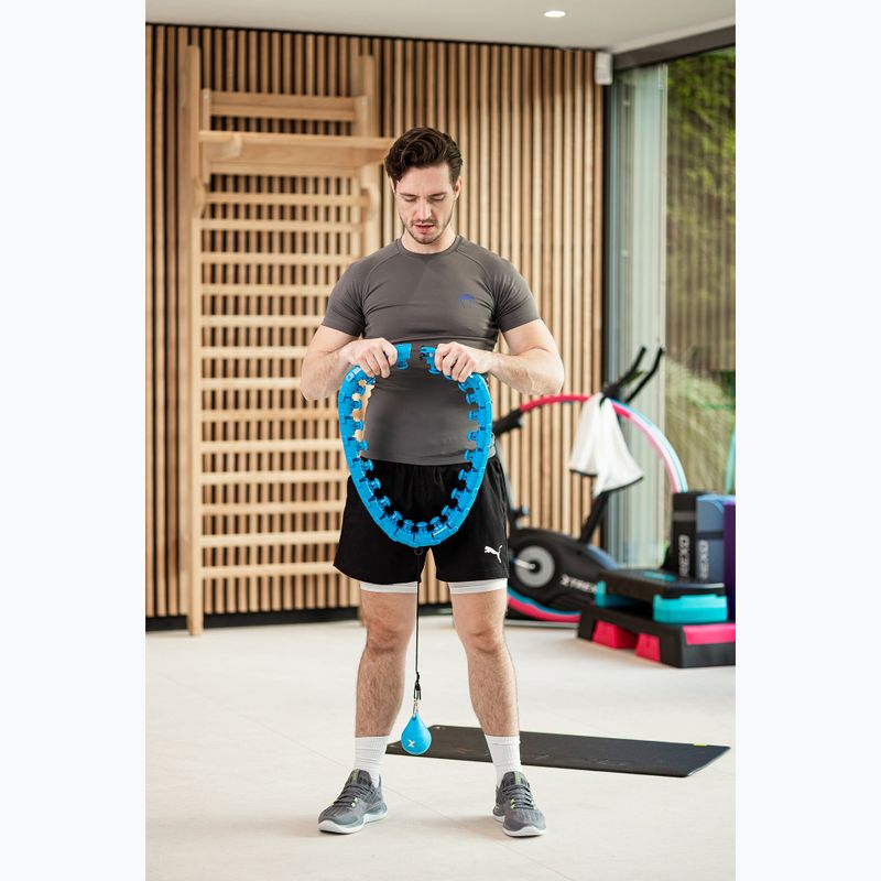 Hula hop z obciążeniem XTREXO TXO-B4Z036-GN niebieski 5