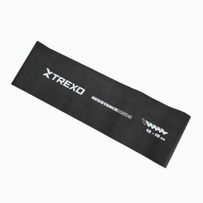 Taśma oporowa XTREXO TXO-B4Z052-BK 12-15 kg czarny