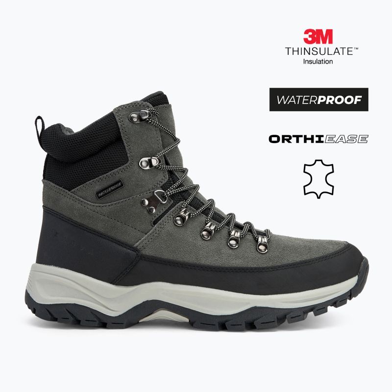 Buty trekkingowe męskie KADVA Adven Mid WaterProof szary 2