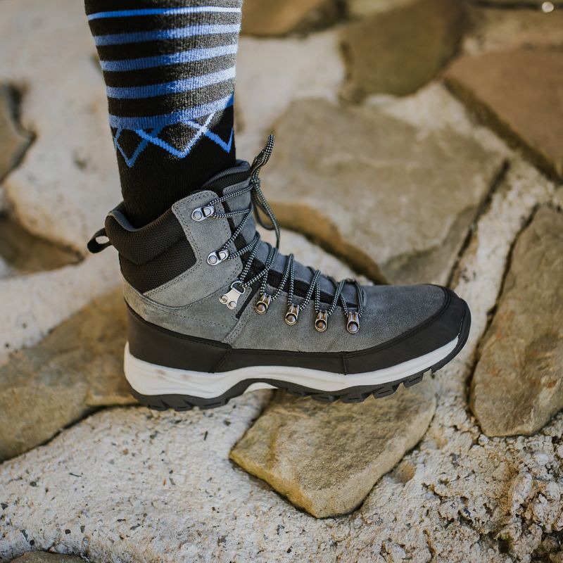 Buty trekkingowe męskie KADVA Adven Mid WaterProof szary 4