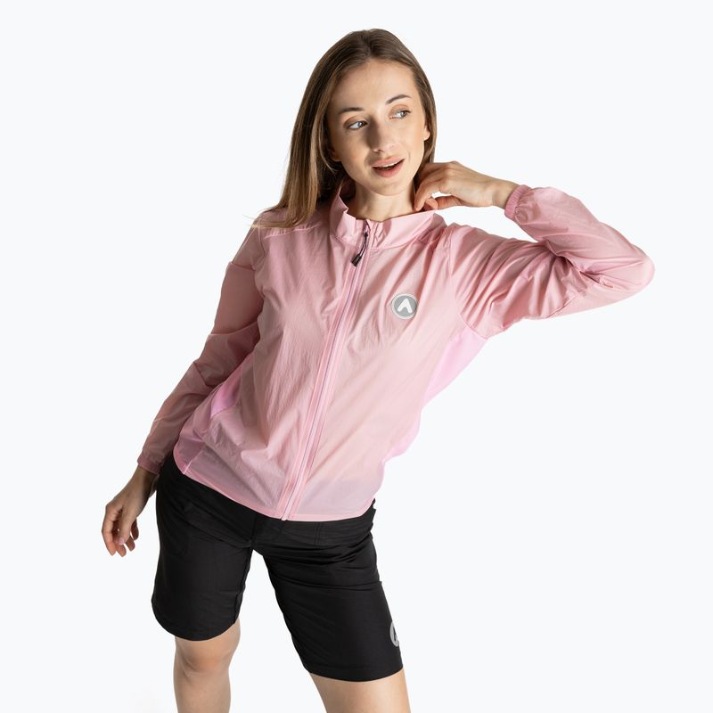 Kurtka rowerowa damska ATTABO Cahayo Jacket Windproof różowy 8