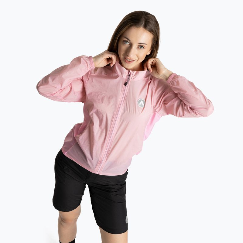Kurtka rowerowa damska ATTABO Cahayo Jacket Windproof różowy