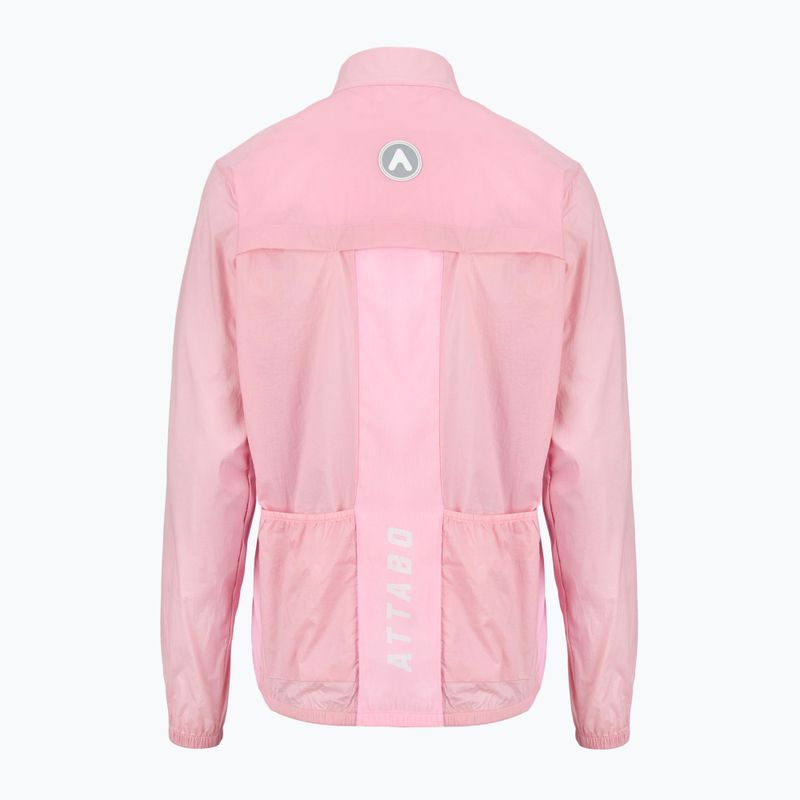 Kurtka rowerowa damska ATTABO Cahayo Jacket Windproof różowy 10