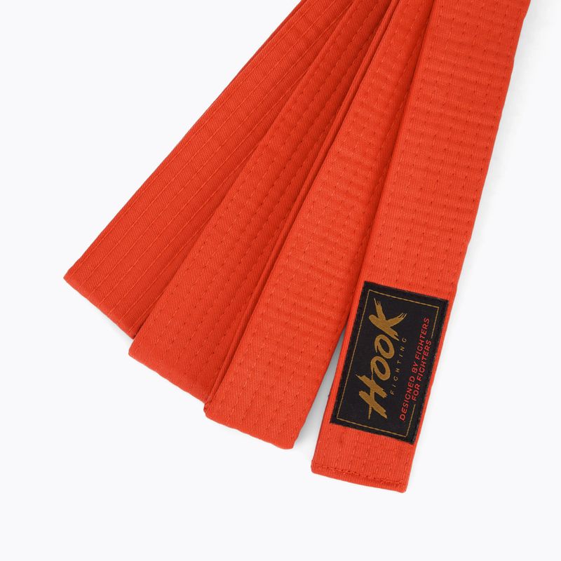 Pas do kimona HOOK FIGHTING 240 cm pomarańczowy 2