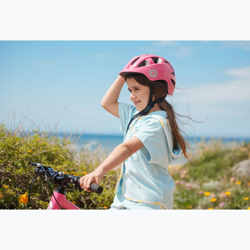 Kask rowerowy dziecięcy ATTABO K200 różowy 2