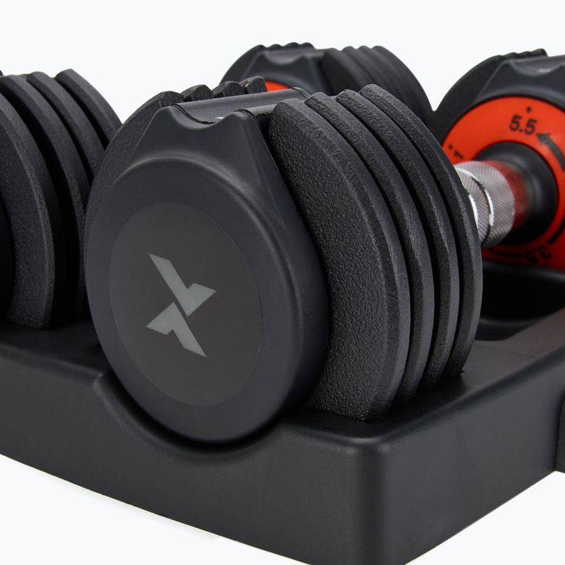 Zestaw hantli regulowanych XTREXO 2 x 5,75 kg czarny 5