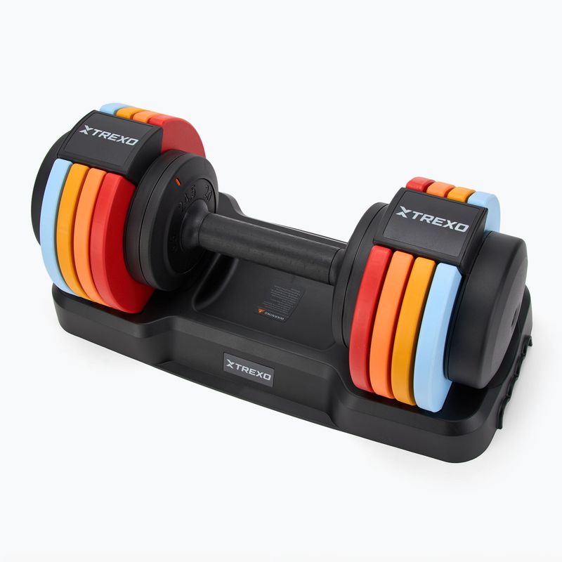 Hantel regulowany XTREXO 25 kg multicolor