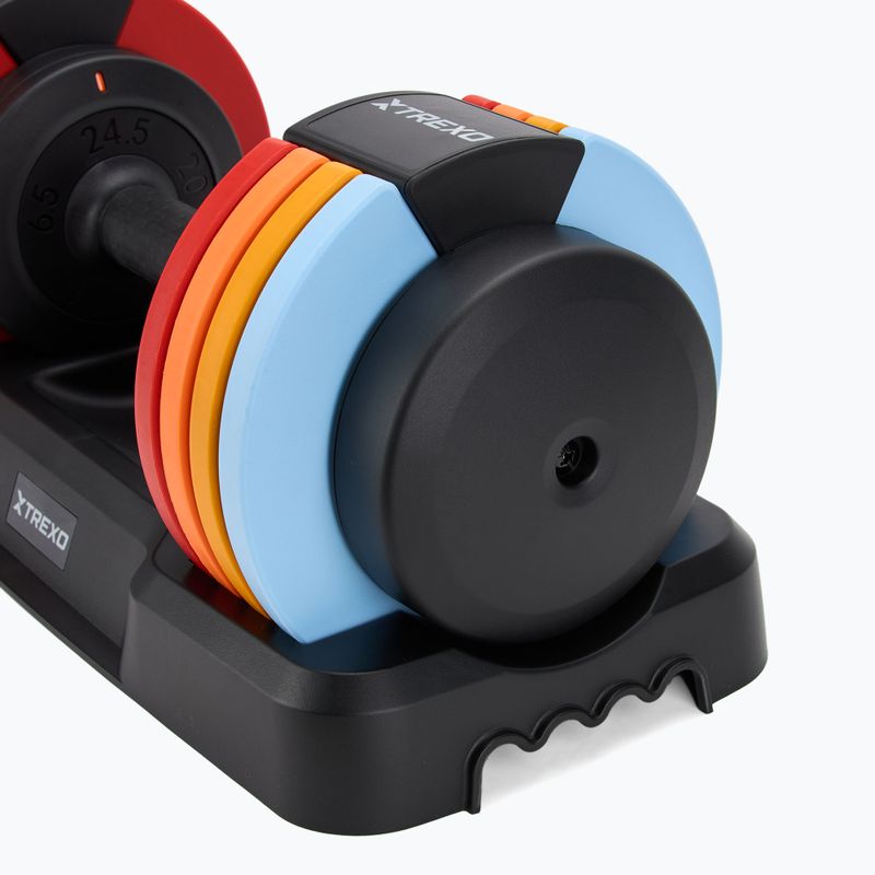Hantel regulowany XTREXO 25 kg multicolor 5