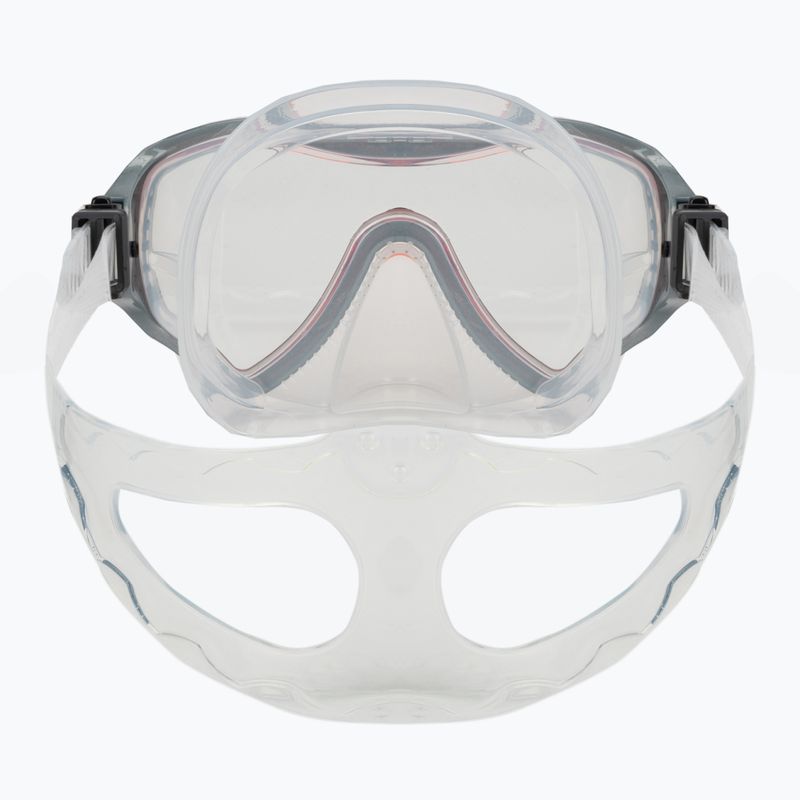 Maska do snorkelingu AQUASTIC Jetty czerwony 5