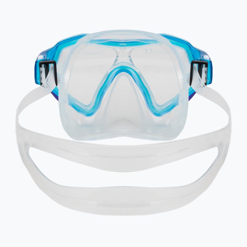 Maska do snorkelingu dziecięca AQUASTIC Shelly jasnoniebieski 4