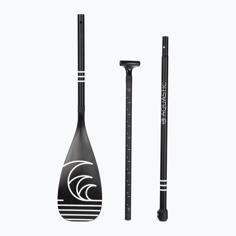Wiosło SUP 3-częściowe AQUASTIC AQS-SPD002 170-220 cm czarne 8