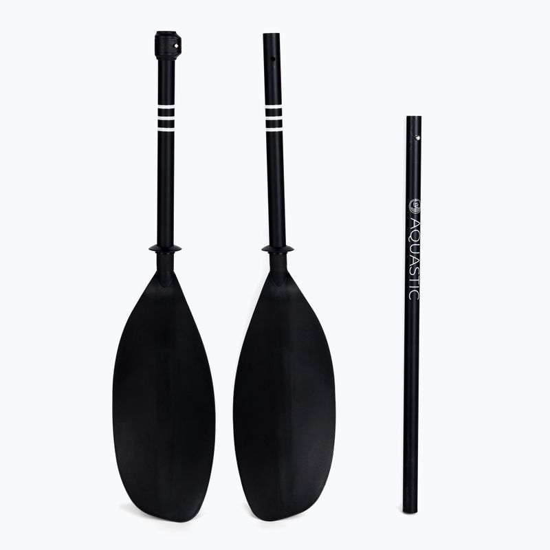 Wiosło kajakowe 3-częściowe AQUASTIC AQS-KPD002 200-220 cm czarne 6