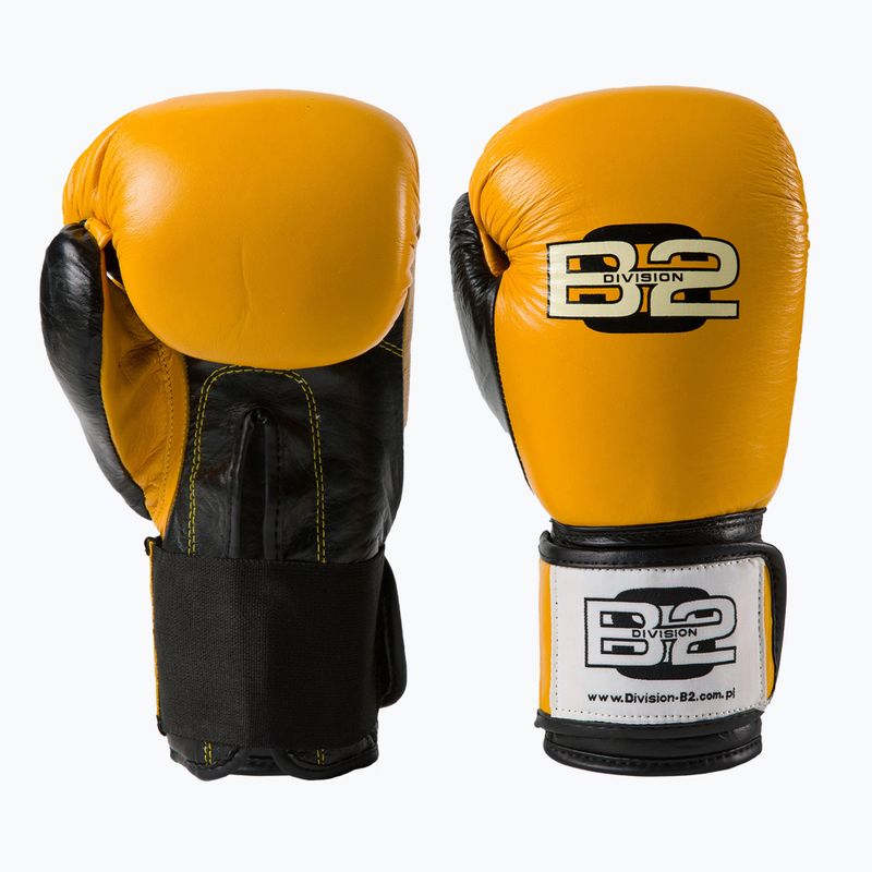 Rękawice bokserskie DIVISION B-2 DIV-SG01 yellow/black