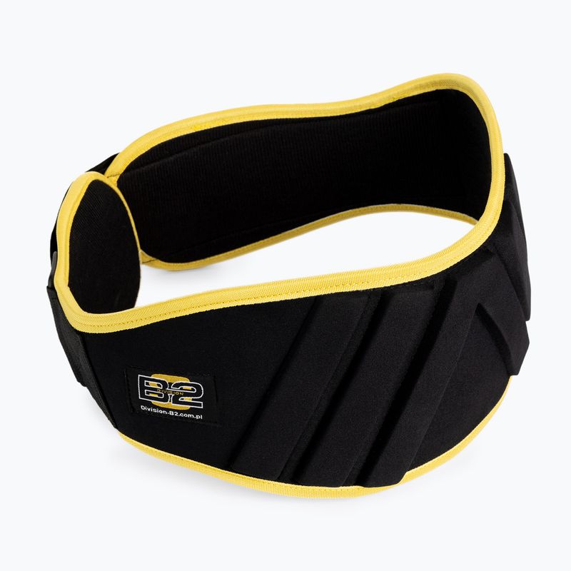 Pas do podnoszenia ciężarów DIVISION B-2 DIV-WLBN02 black/yellow