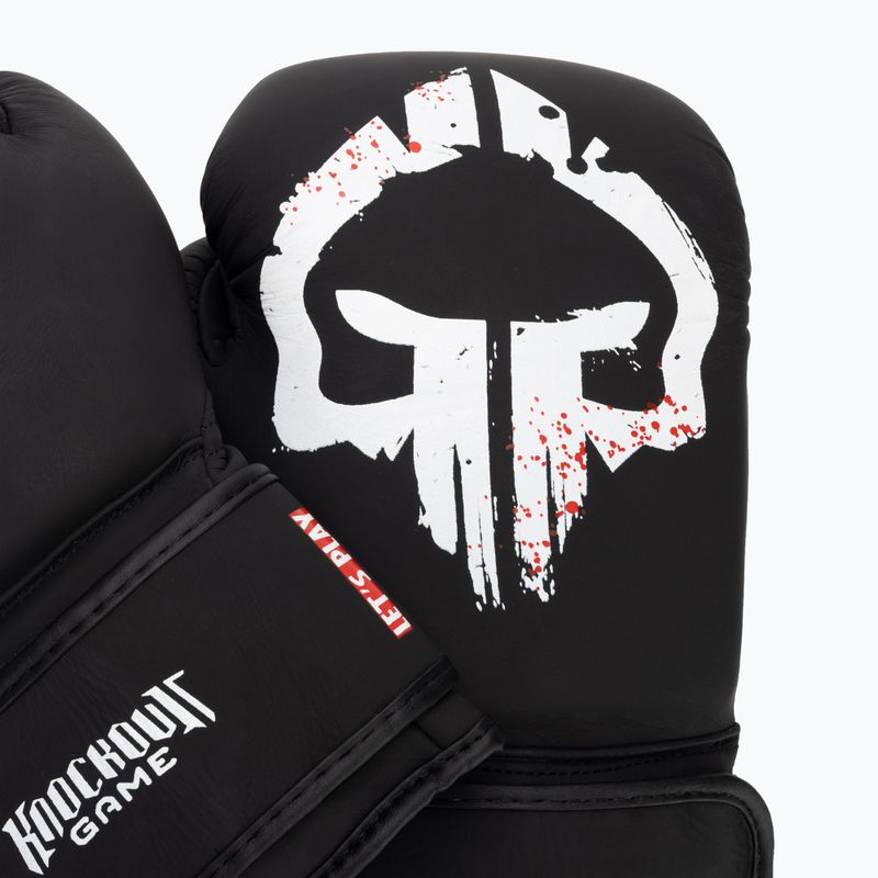 Rękawice bokserskie Ground Game Skullz czarne 5