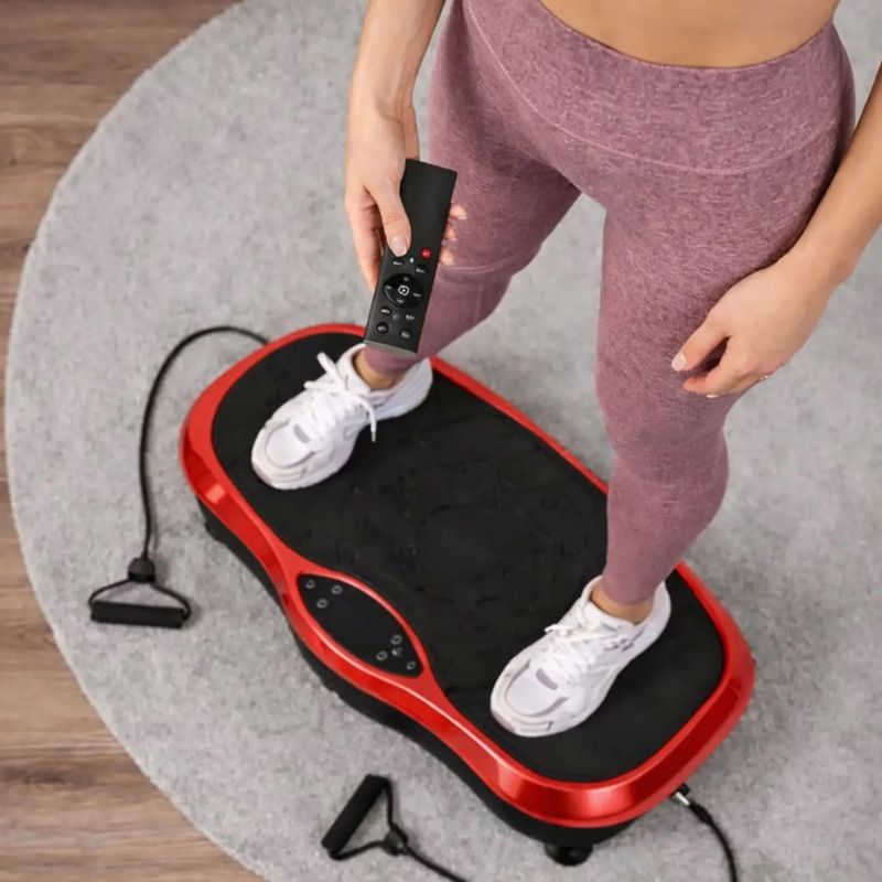 Platforma wibracyjna Extralink Moonwalk Spin Move black/red 10
