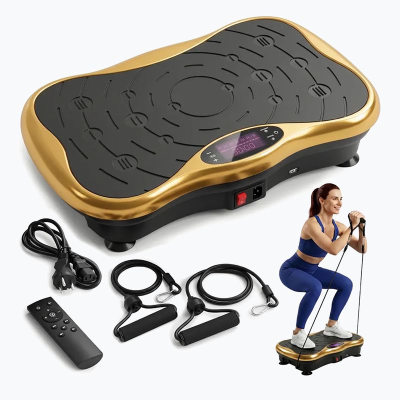 Platforma wibracyjna Extralink Moonwalk Spin Move black/gold 7