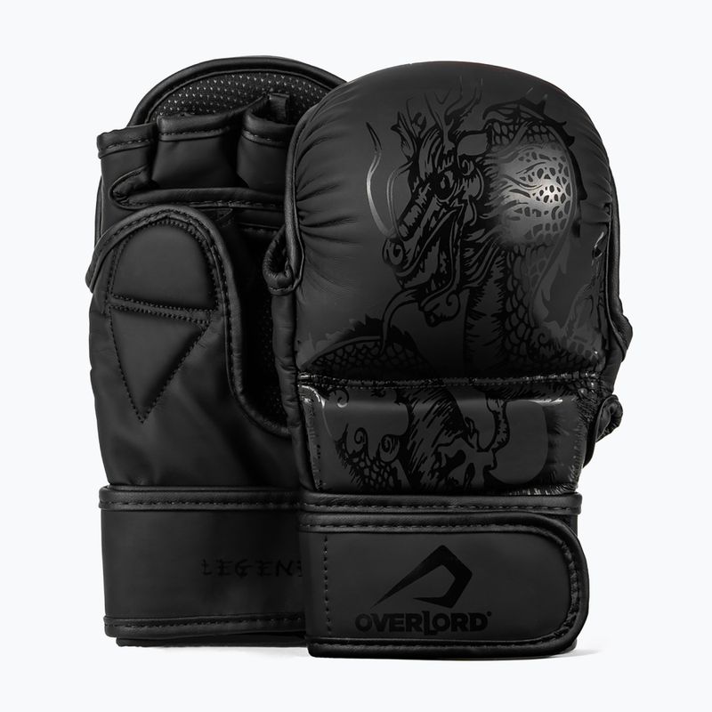 Rękawice grapplingowe Overlord MMA Legend czarny