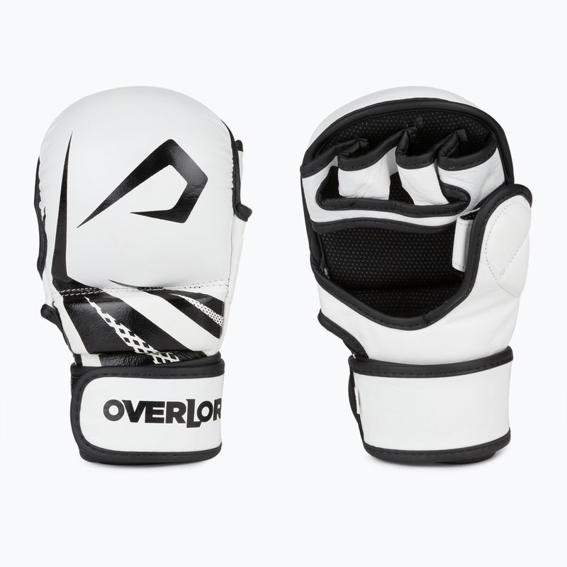 Rękawice grapplingowe Overlord Sparring MMA białe
