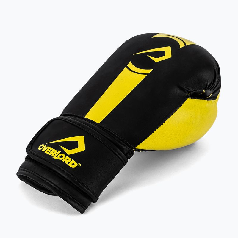 Rękawice bokserskie Overlord Boxer żółty 3
