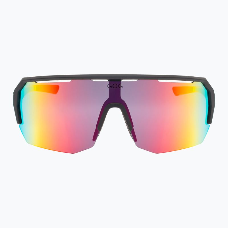 Okulary przeciwsłoneczne GOG Bragi matt black/neon orange/reflex red 2