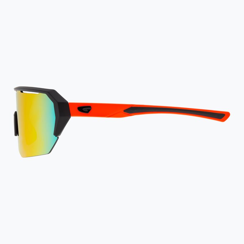 Okulary przeciwsłoneczne GOG Bragi matt black/neon orange/reflex red 3