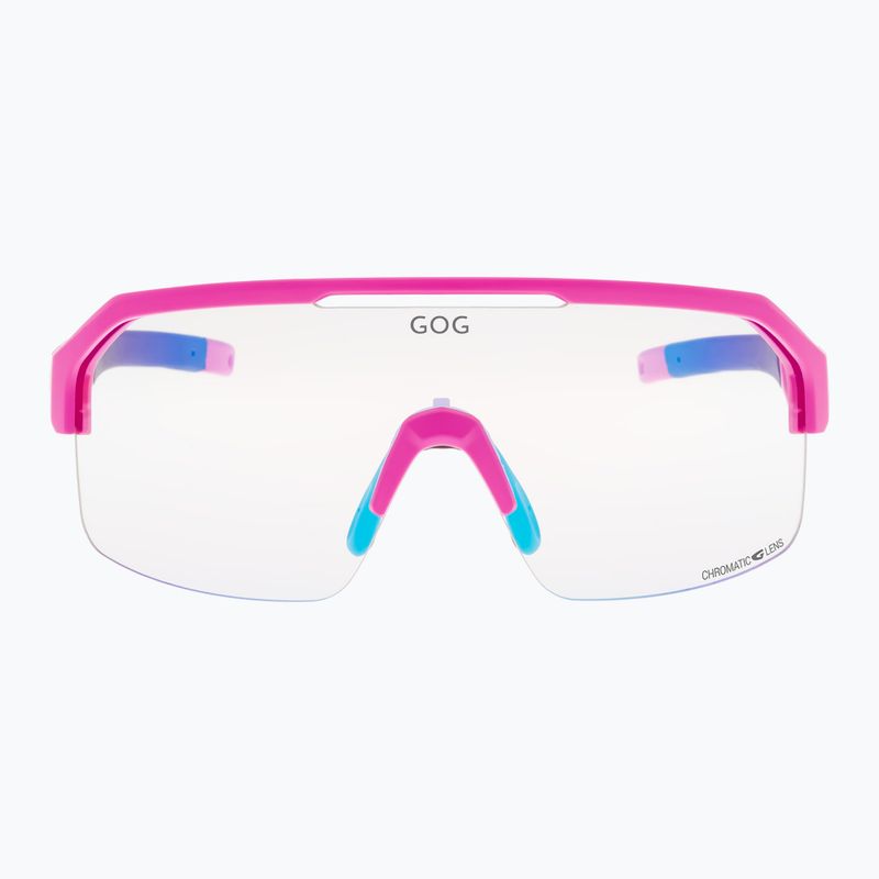 Okulary przeciwsłoneczne GOG Thor C matt neon pink/black/reflex blue 2