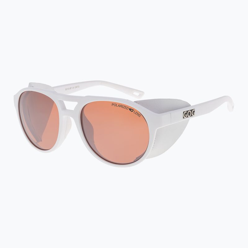 Okulary przeciwsłoneczne GOG Nanga matt white/reflex silver