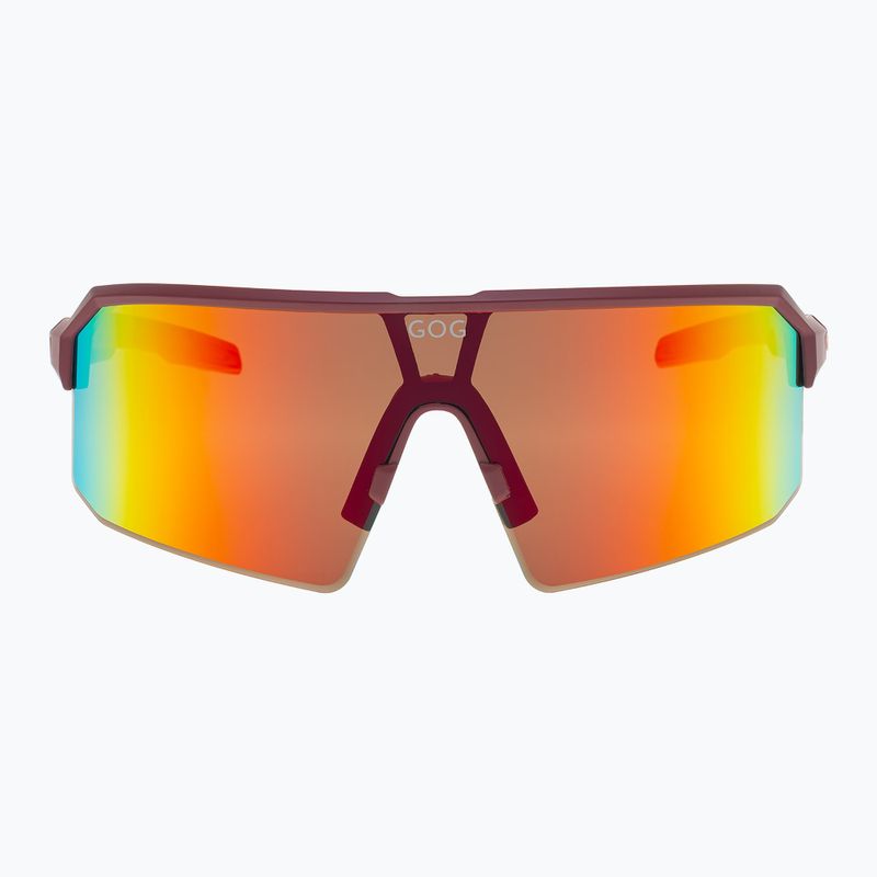 Okulary przeciwsłoneczne GOG Nanna matt burgundy/orange reflex black/red 2