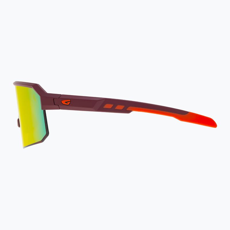 Okulary przeciwsłoneczne GOG Nanna matt burgundy/orange reflex black/red 3