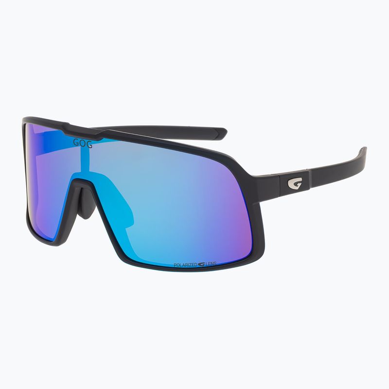 Okulary przeciwsłoneczne GOG Kari matt black/reflex white/blue
