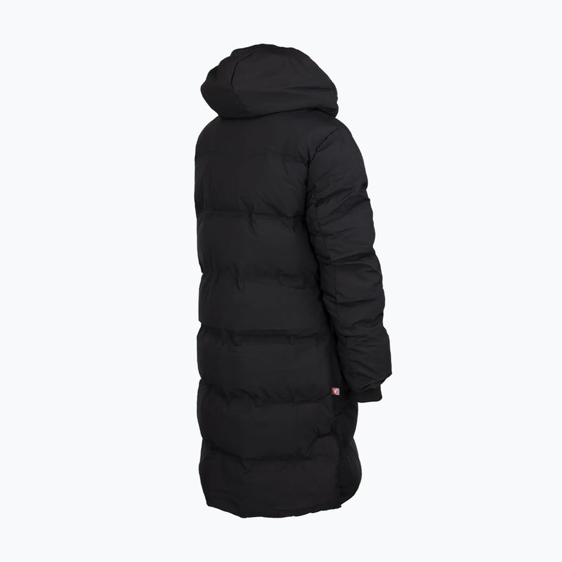 Płaszcz ocieplany damski BERGSON Snow Leopard Primaloft black 2