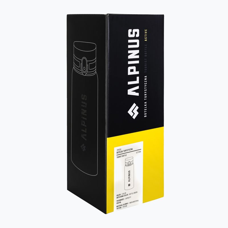Butelka turystyczna Alpinus Trysil 650 ml pomarańczowy 5