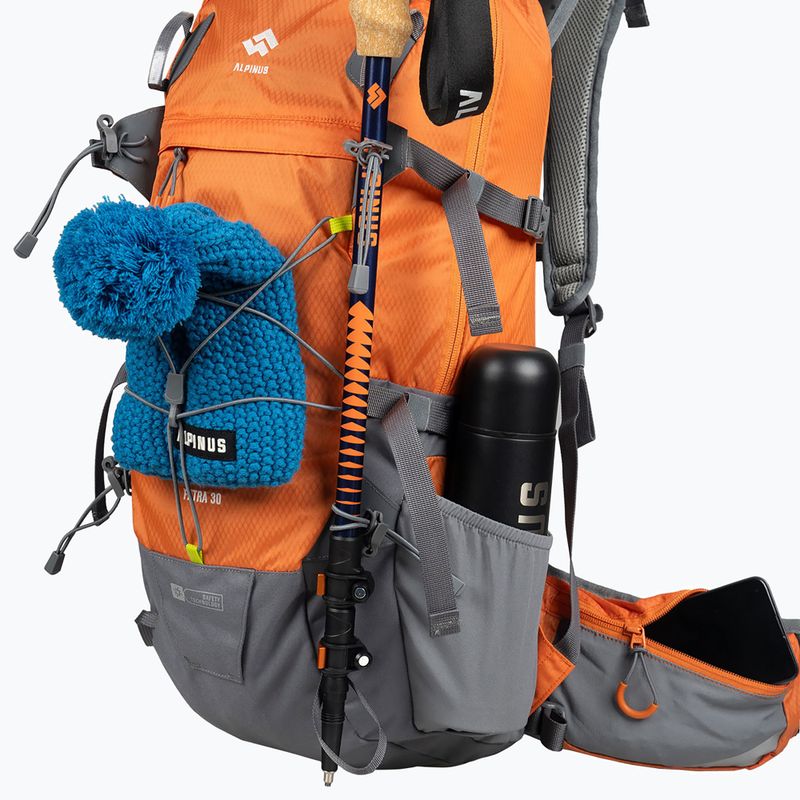 Plecak trekkingowy Alpinus Fatra 30 l pomarańczowy 4