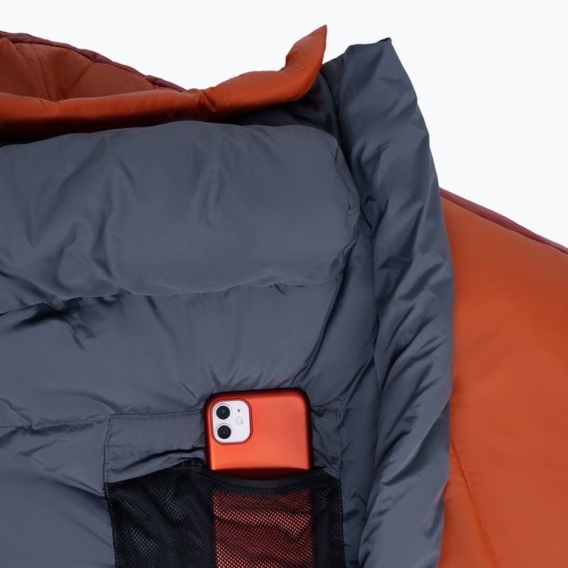 Śpiwór Alpinus Primalight Pro 1200 lewy pomarańczowy 5