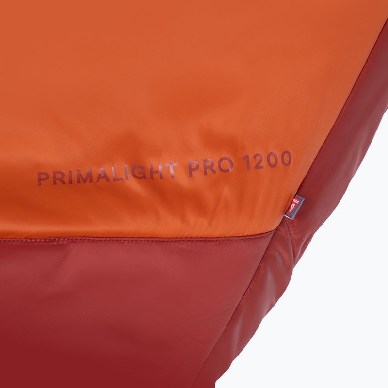 Śpiwór Alpinus Primalight Pro 1200 lewy pomarańczowy 6