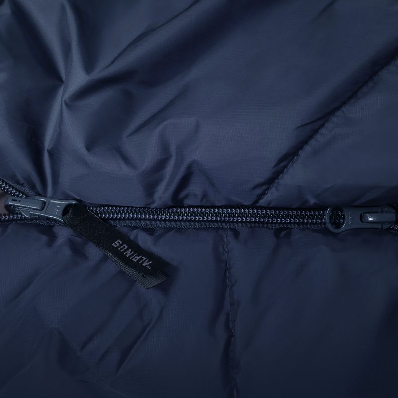 Śpiwór Alpinus Fiber Pro 1500 lewy granatowy 4