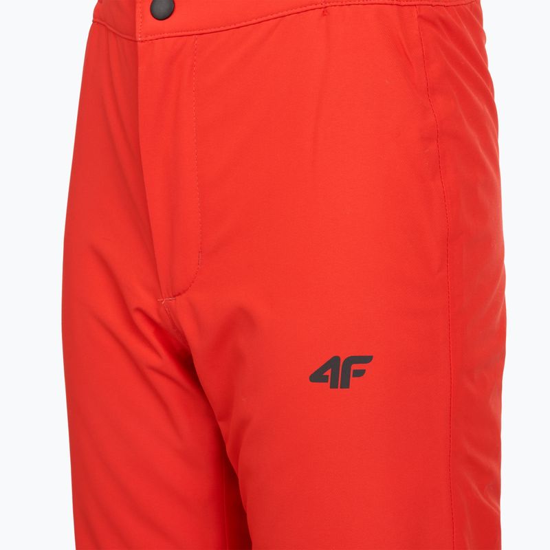 Spodnie narciarskie dziecięce 4F FNK M654 red 3