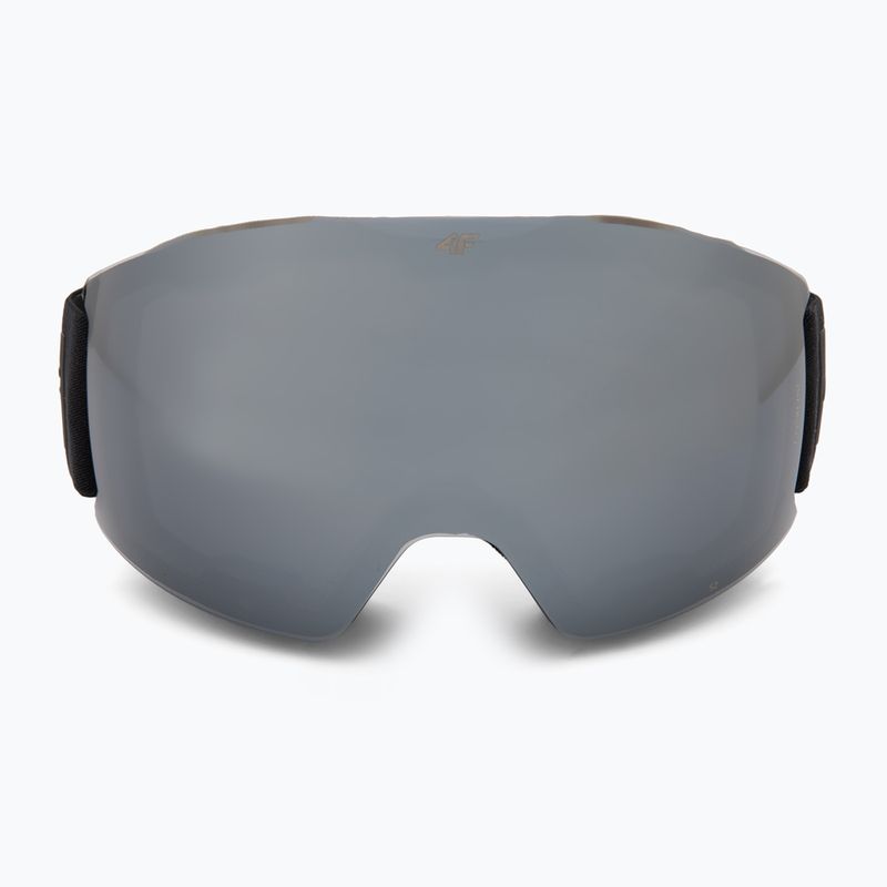 Gogle narciarskie 4F U043 deep black/silver mirror smoke 2
