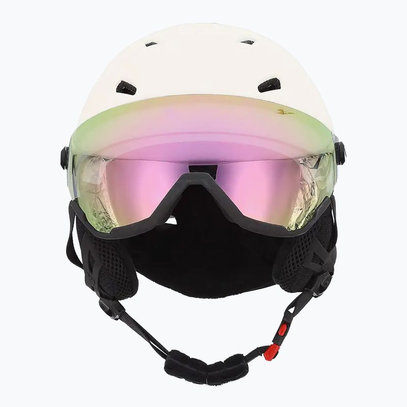 Kask narciarski 4F U131 off white 2