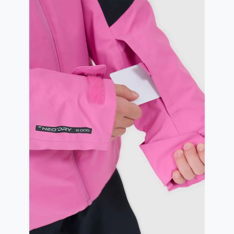 Kurtka narciarska dziecięca 4F F0818 fuchsia 3