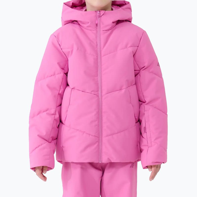 Kurtka narciarska dziecięca 4F F0819 fuchsia