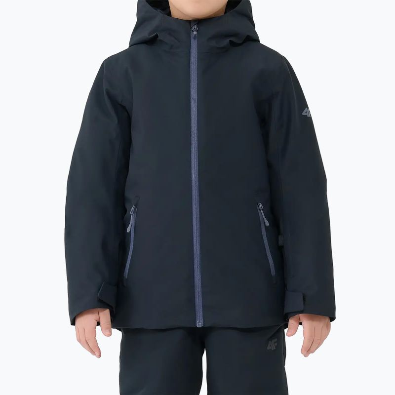 Kurtka narciarska dziecięca 4F M0820 deep black