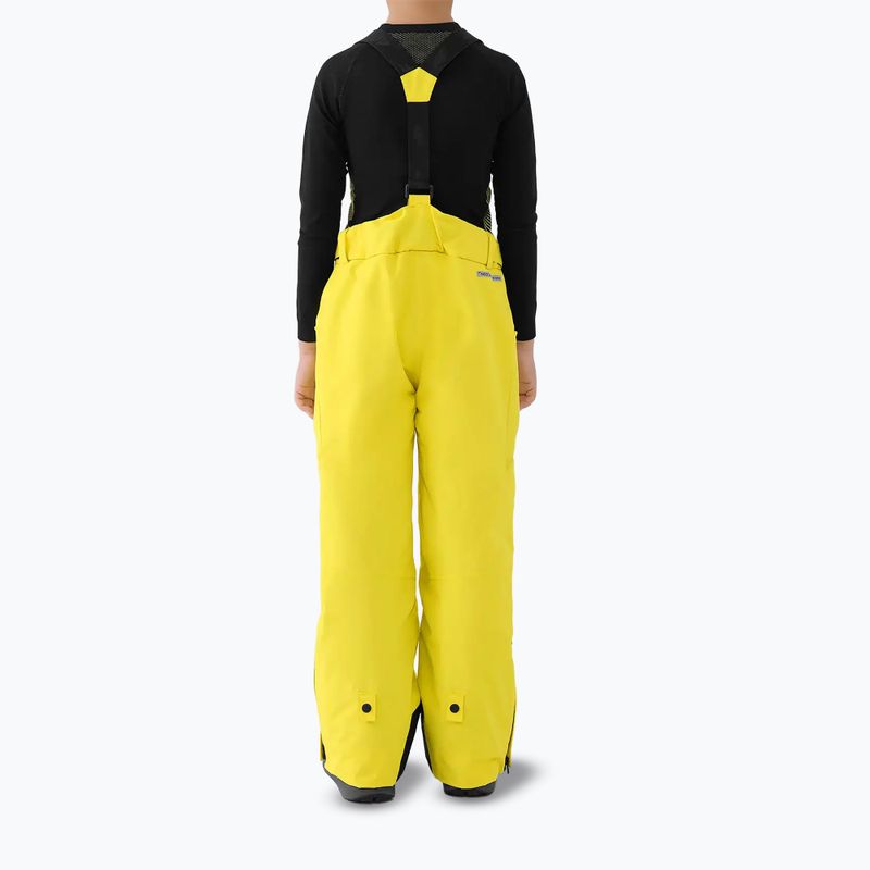 Spodnie narciarskie dziecięce 4F Fnk M0953 yellow 2