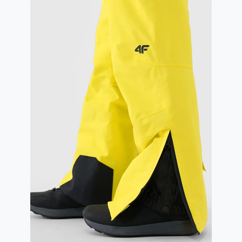 Spodnie narciarskie dziecięce 4F Fnk M0953 yellow 3