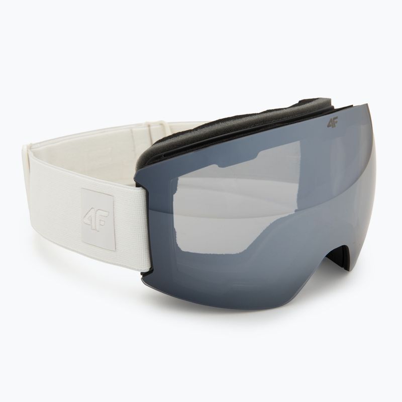 Gogle narciarskie 4F U063 white