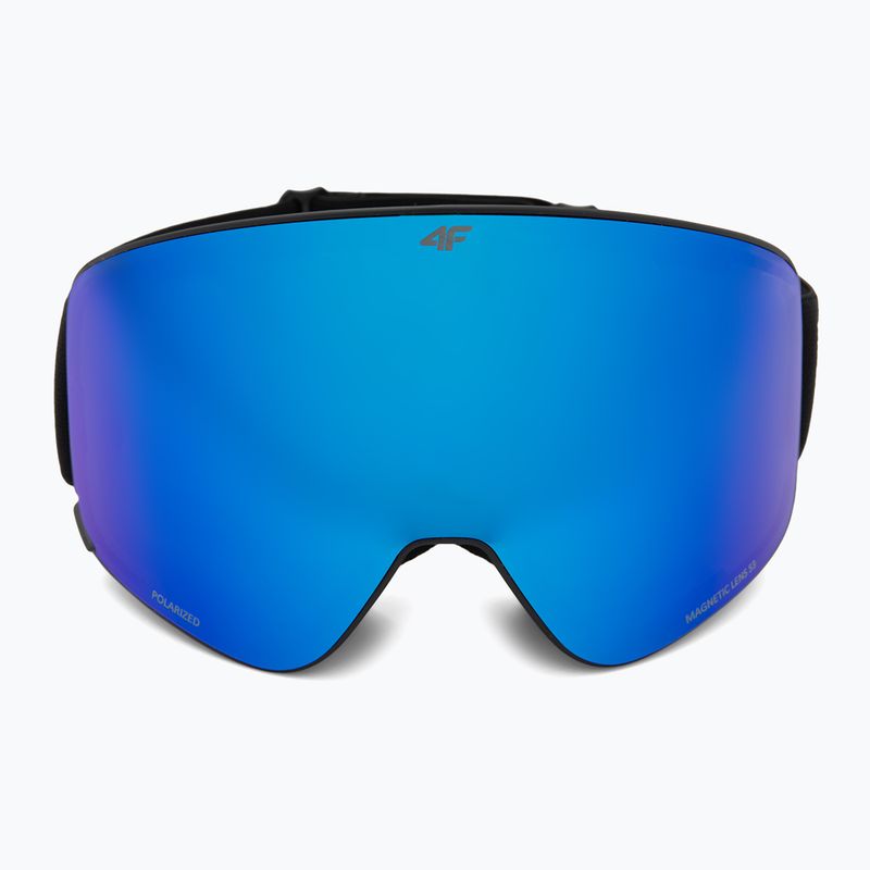 Gogle narciarskie 4F U065 deep black 2