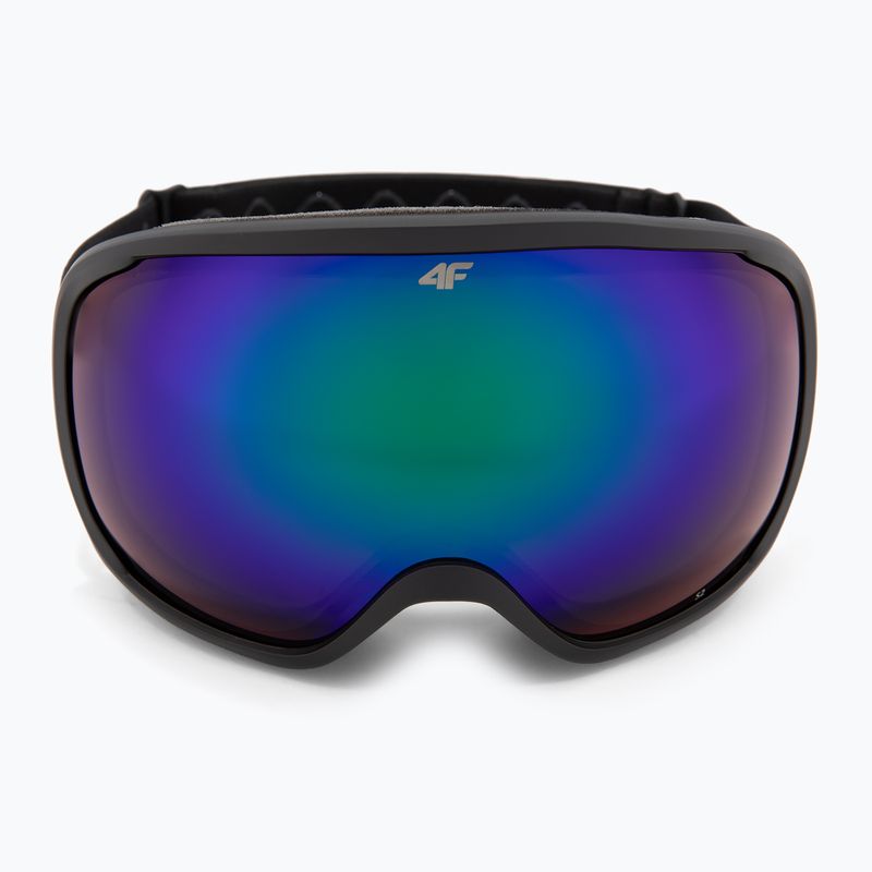 Gogle narciarskie dziecięce 4F U067 deep black 2