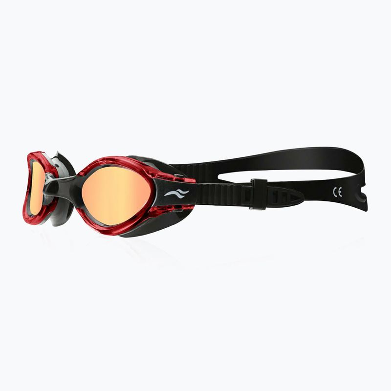 Okulary do pływania AQUA-SPEED Triton 2.0 Mirror czerwone 4